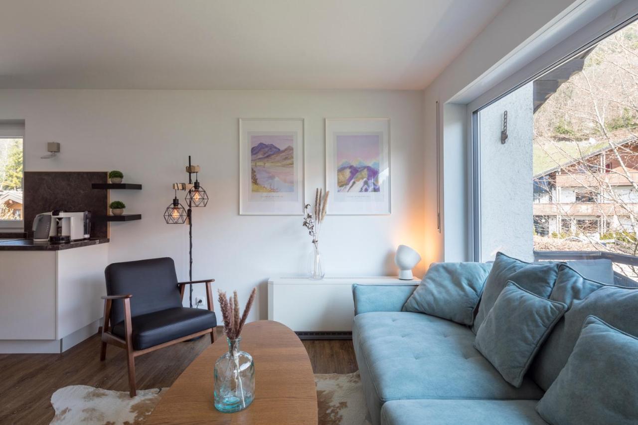 Design Apartment „Alpengluehen“ Nahe Breitachklamm Oberstdorf Luaran gambar
